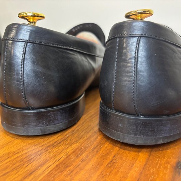 Luca Del Forte Black Leather Penny Loafers – EU 45 - Picture 5 of 8